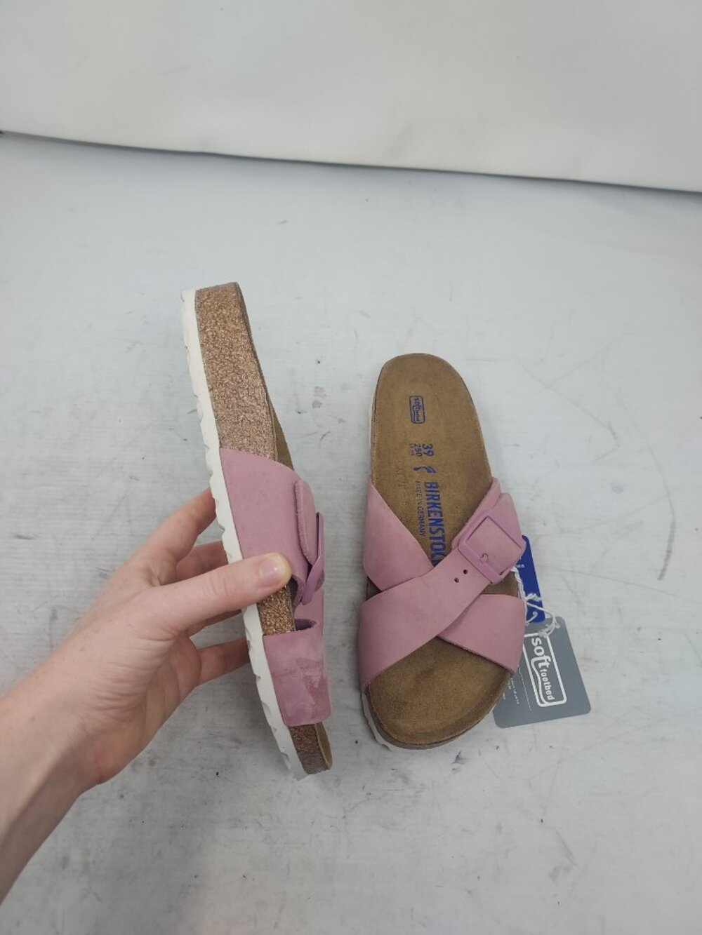 Birkenstock Sienna Orchid Pink Slide Sandal